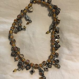 Otazu Vintage choker necklace -yellow